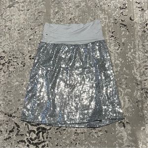 Silver sequin children’s skirt